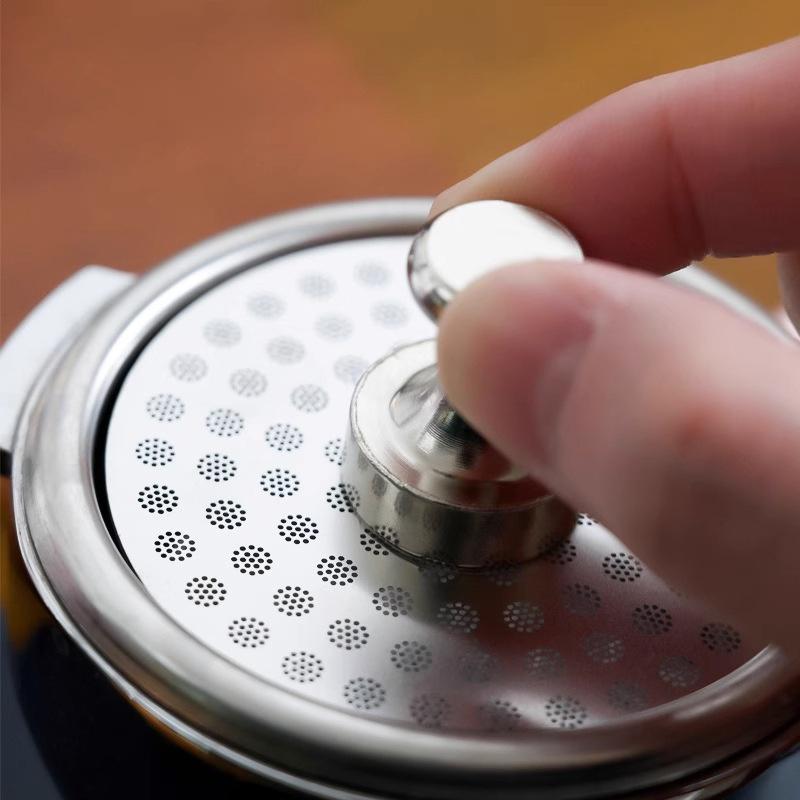 Puck Screen Mesh - Espresso Puck Screen Magnet Handle Reusable