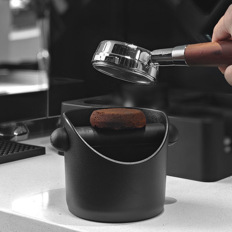 Coffee Equipment Organizer - Coffee Knock Box Espresso Grounds Container