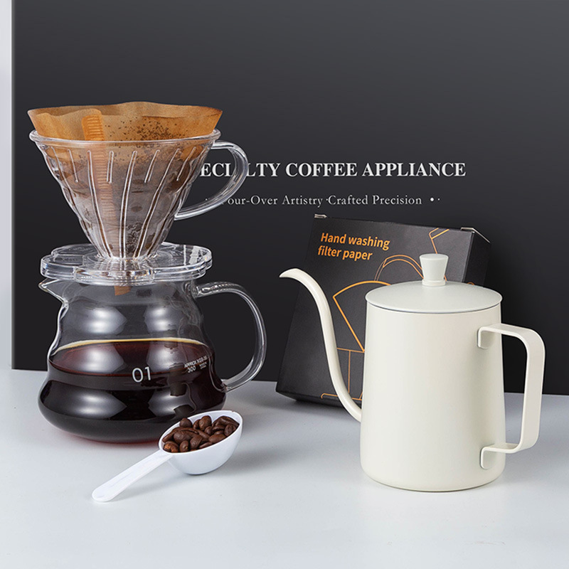 Coffee Equipment Pour Over - Modern Home Coffee Brewing Set Pour-over