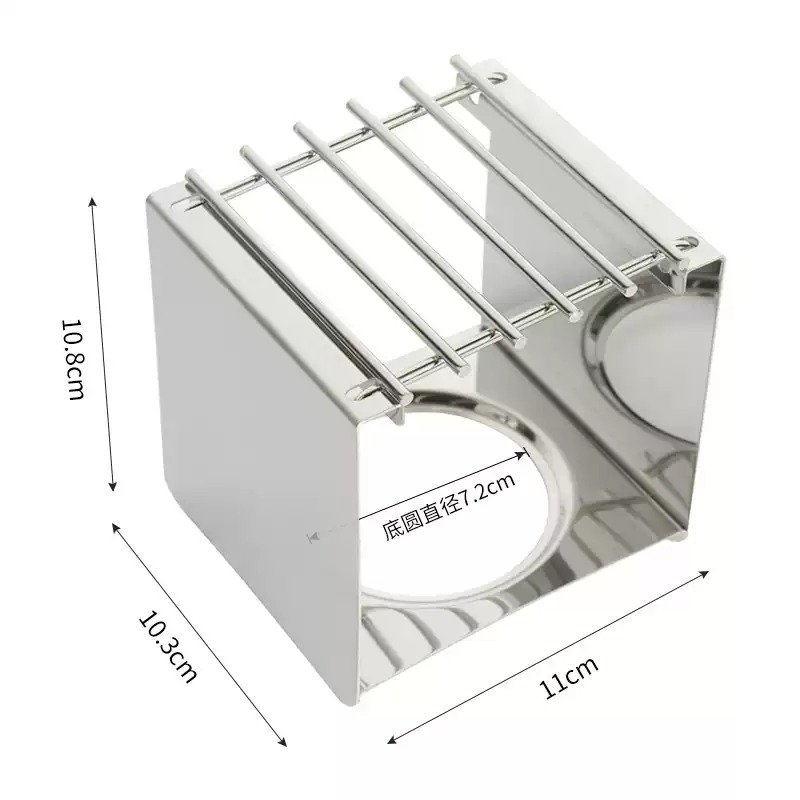 Coffee Equipment For Camping - Stainless Steel Square Coffee Stove Stand