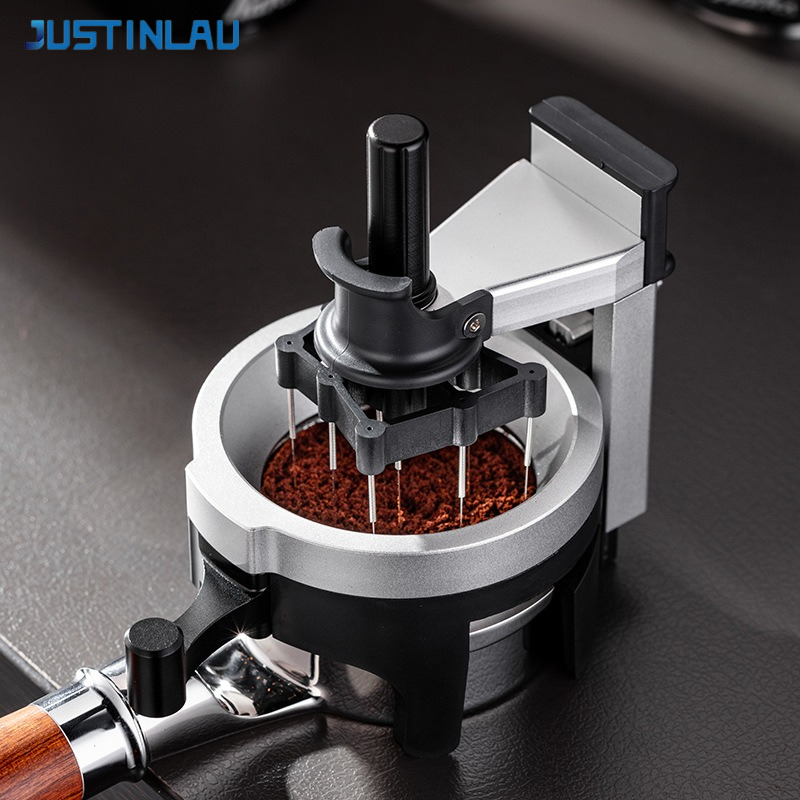 Coffee Distribution Tool - JUSTINLAU Rotary Coffee Distribution Needle Adjustable
