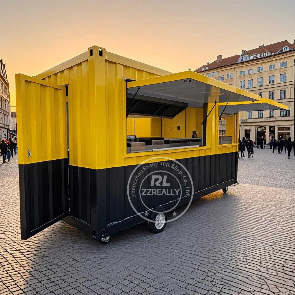 Europe Standard Mobile 20ft Co - đánh giá và giá Coffee Equipment Europe