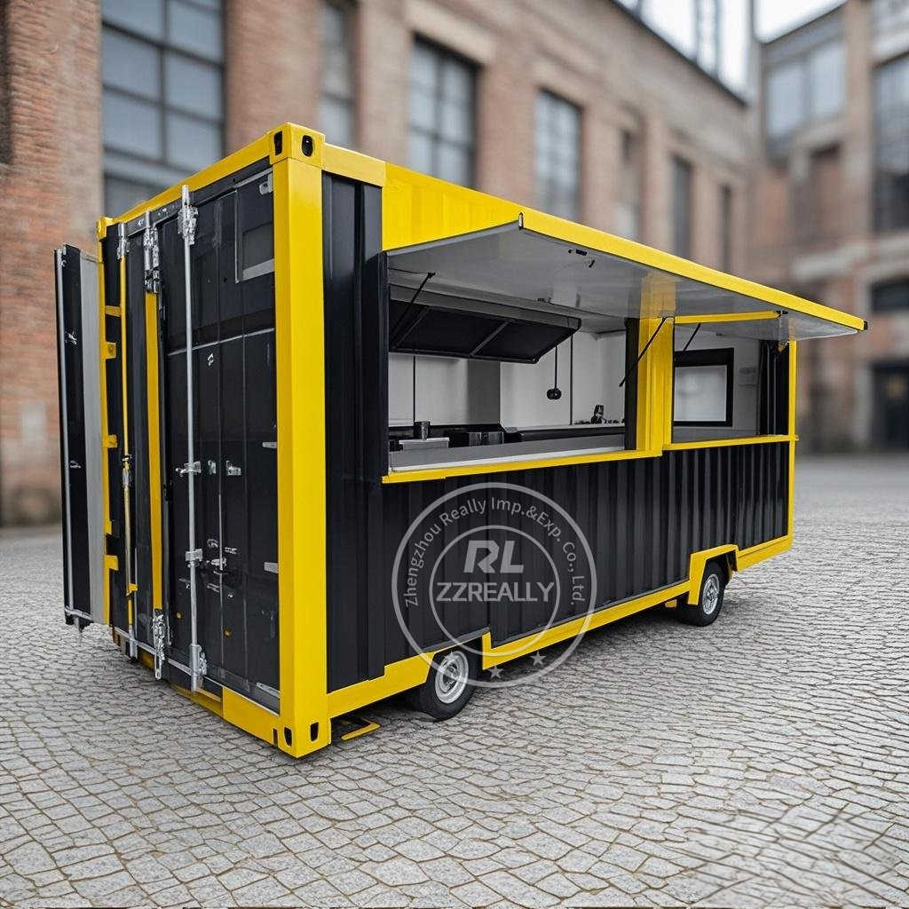 Europe Standard Mobile 20ft Co - đánh giá và giá Coffee Equipment Europe