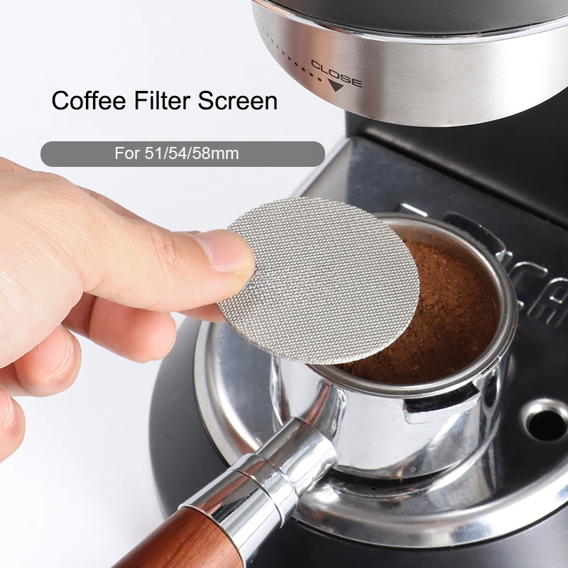 51/53/58mm Reusable Coffee Fil - đánh giá và giá Puck Screen Mesh