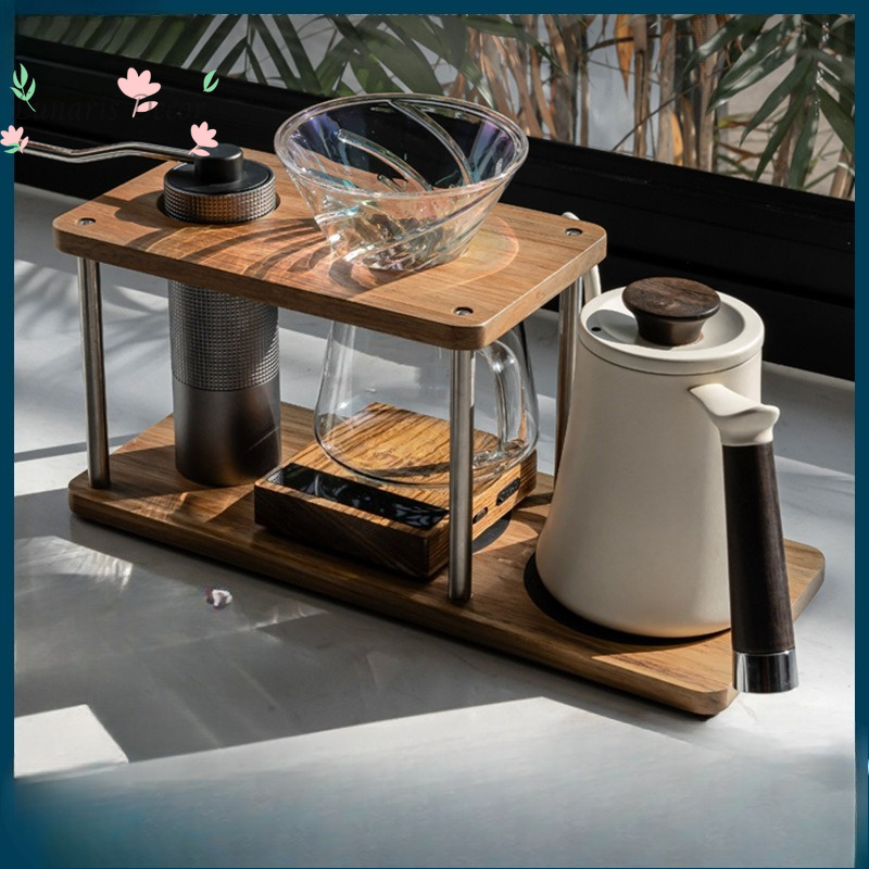 Solid wood pour-over stand, po - đánh giá và giá Coffee Equipment Pour Over