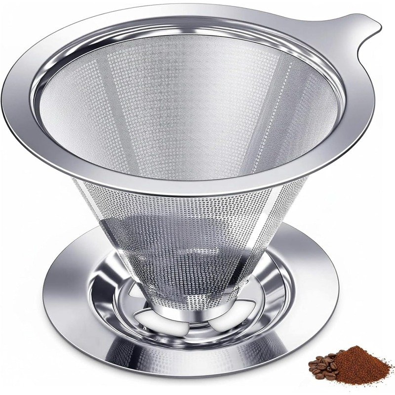 304 Stainless Steel Pour Over  - đánh giá và giá Coffee Equipment Pour Over
