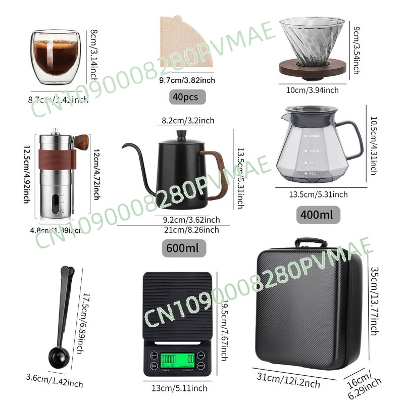 Hand pour-over coffee set outd - đánh giá và giá Coffee Equipment Pour Over
