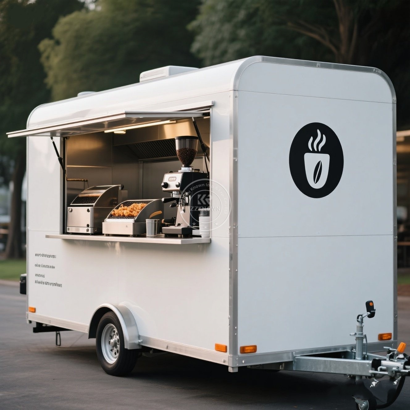 Custom Big Coffee Van Mobile F - đánh giá và giá Coffee Equipment Europe