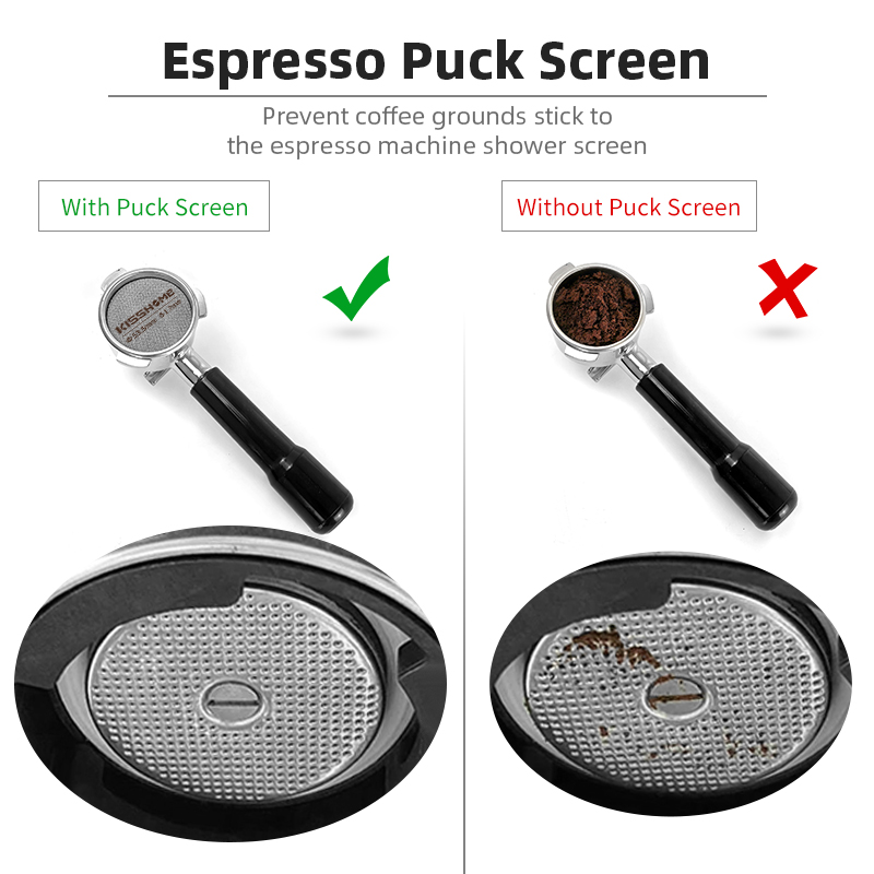 Coffee Puck Screen 51mm 53.5mm - đánh giá và giá Delonghi Espresso Magnifica