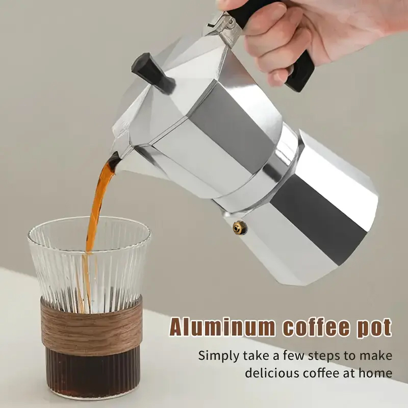 Classic Aluminum Moka Pot 50-3 - đánh giá và giá Coffee Equipment For Camping