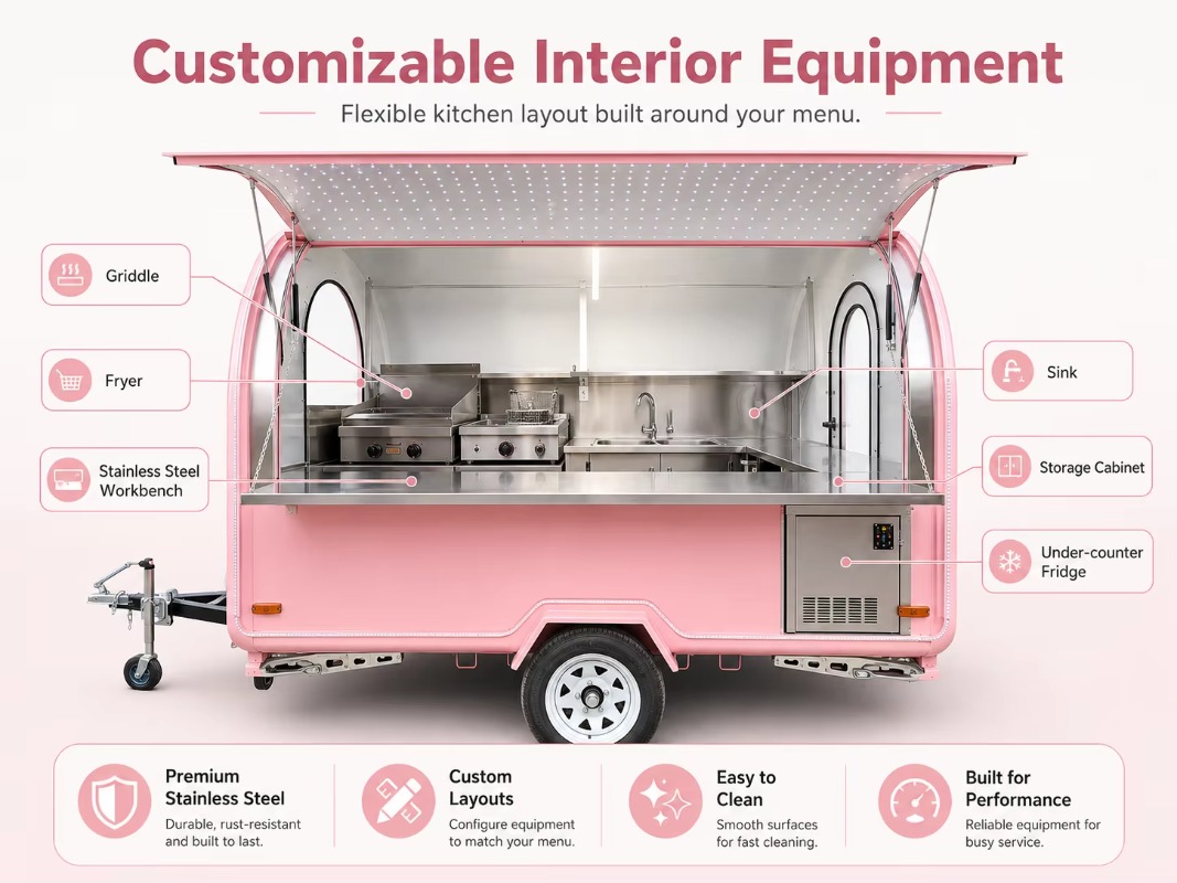 Fully Equipped Food Truck for  - đánh giá và giá Coffee Equipment Europe