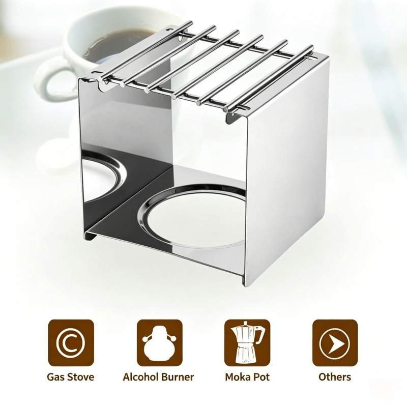 Stainless Steel Square Coffee  - đánh giá và giá Coffee Equipment For Camping