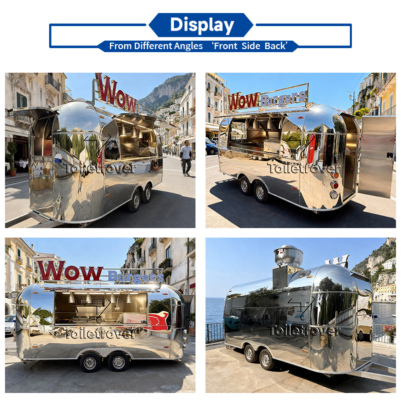 Stainless Steel Food Trailer F - đánh giá và giá Coffee Equipment China