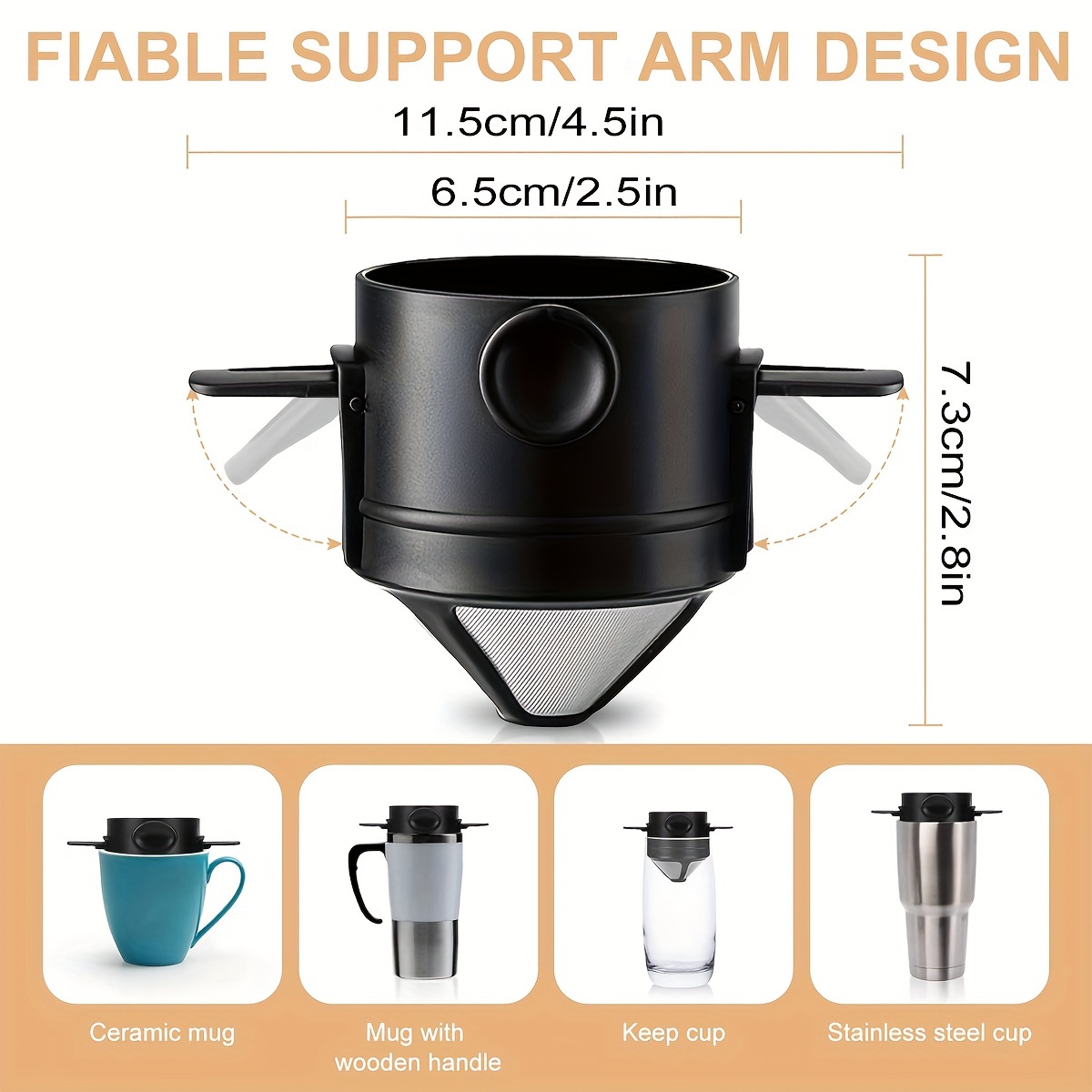 Coffee Filter Cup Portable Reu - đánh giá và giá Coffee Equipment Pour Over